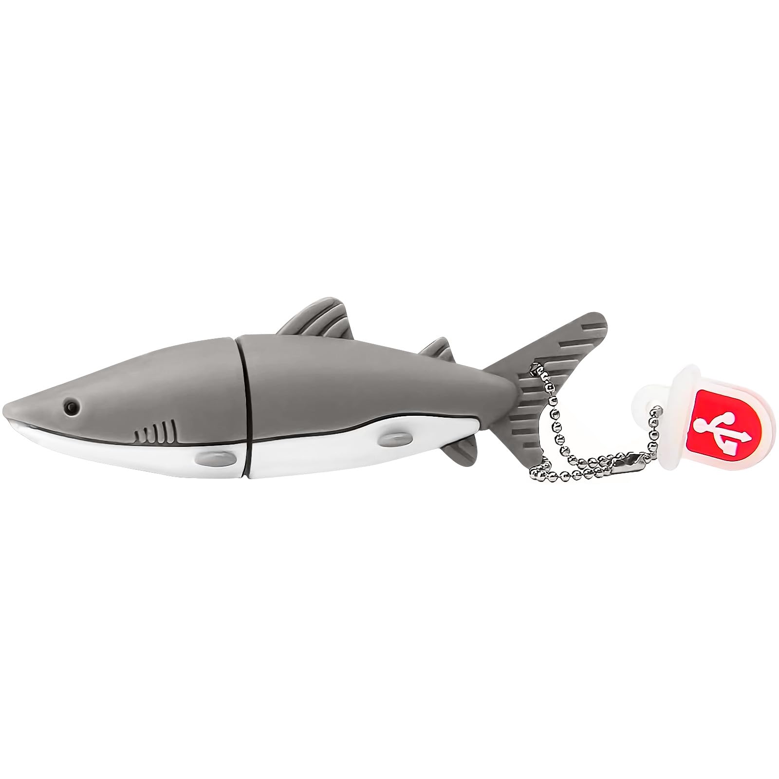 Amazon.com: USB Flash Drive 64GB Cute Grey Shark Shaped USB Drive